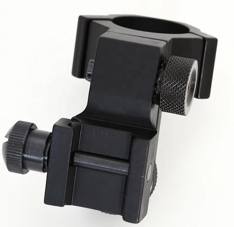MZJ Optics aluminum adjustable 25.4mm low profile scope mount flashlight mount ring hunting scope mount accessories