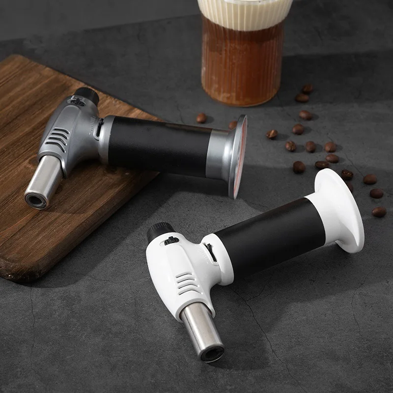 Powerful Torch Lighter Single Jet Flame Portable Camping  Torch Lighters With Safety Lock