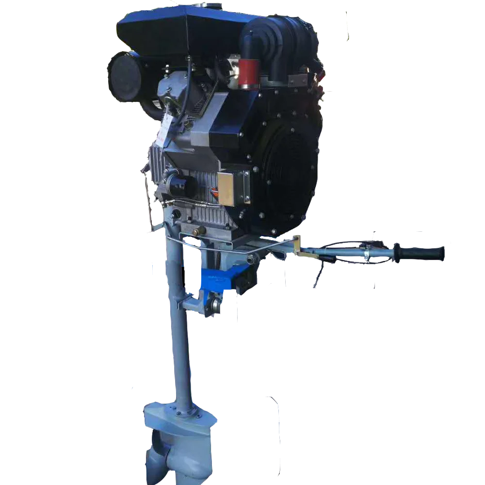 40 hp diesel outboard motor  motores fuera de borda air cooled 2 cylinder 4 stroke diesel outboard engine for boat PD40-OL