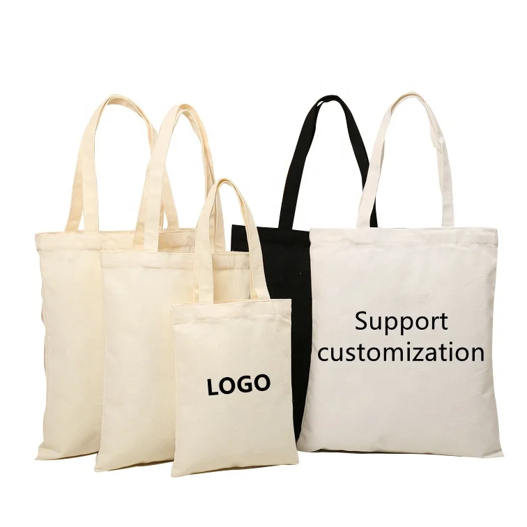 New product ideas 2023 Custom tote bag Polyester blank Cotton Canvas Reusable Shopping handbag Tote Bag with pocket and zipper