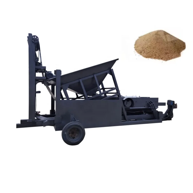 Popular Reliability Trommel Screen With Belt Conveyor