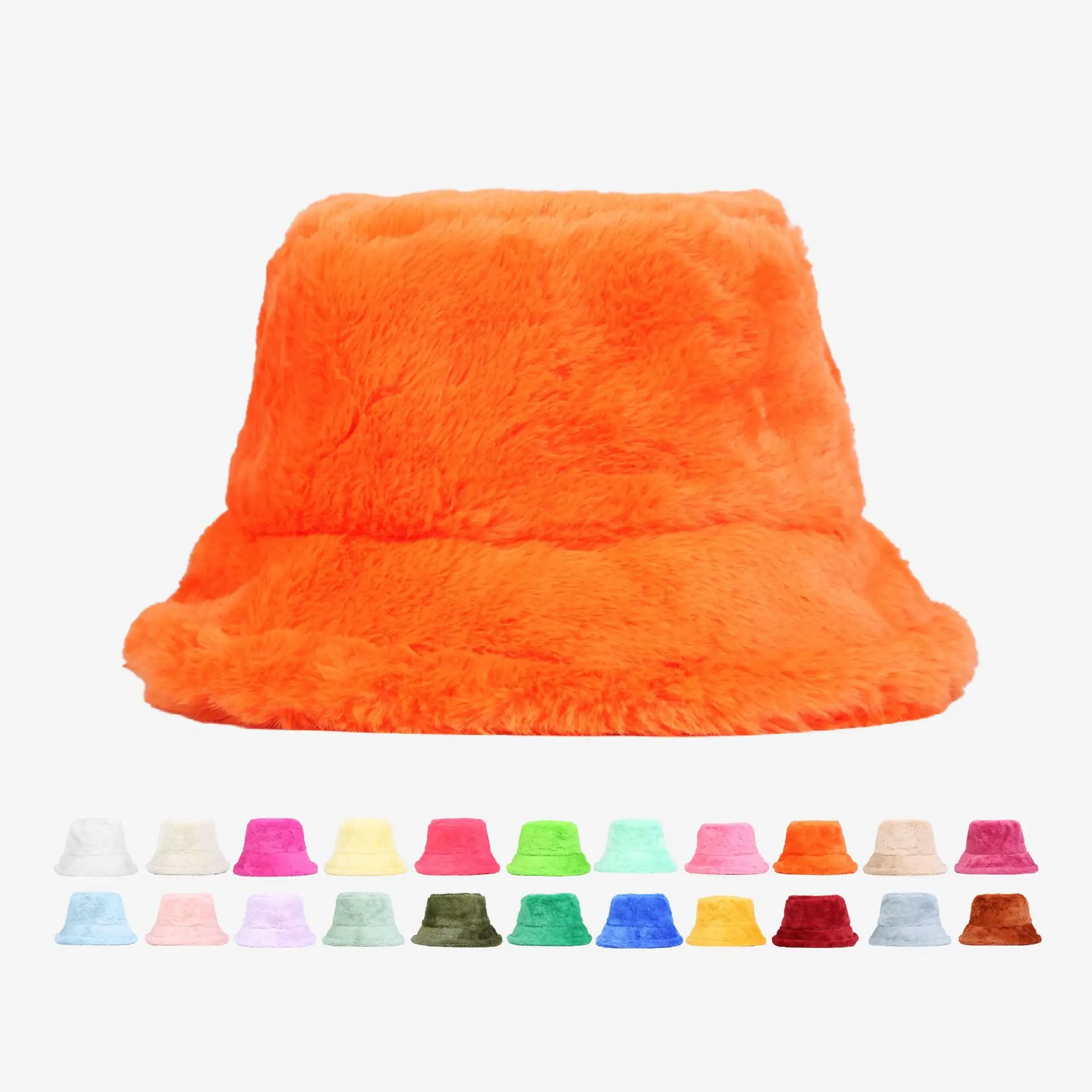 Мужская зимняя шапка-ведро разных цветов