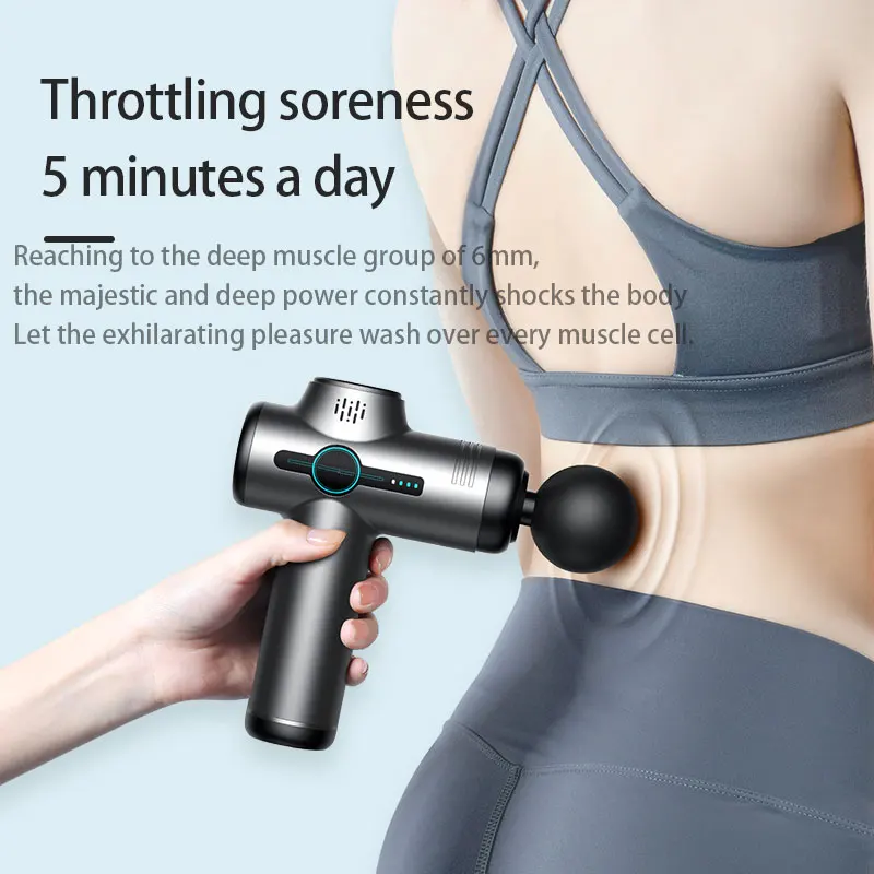 Muscle Vibration and Percussion Massager Pocket Mini Portable Fascia Gun Slimline