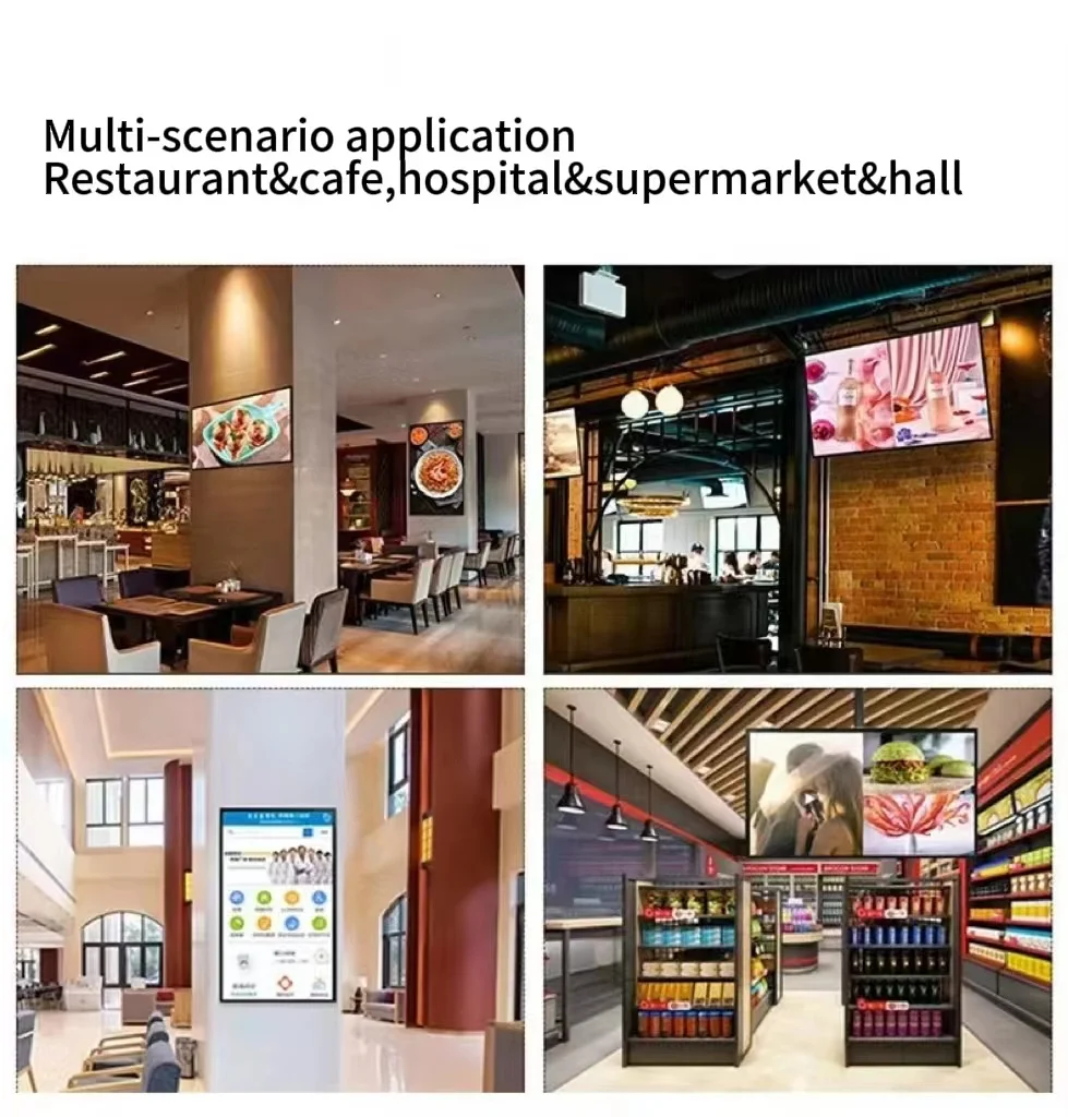Hot-selling  Indoor LCD digital panel WIFI Intelligent kiosk  HD smart TV & digital signage