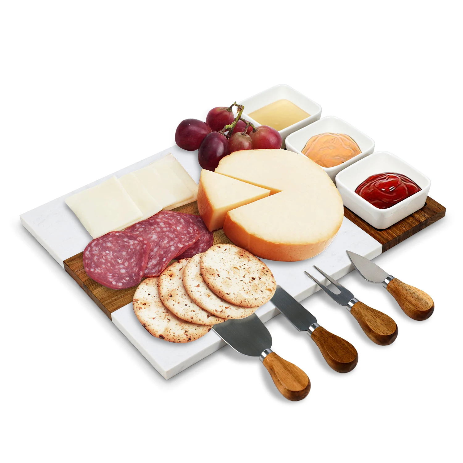Factory wholesale Perfect Quality Premium Wood Chopping Board Cheese Board Set Kitchen Cutting Board
