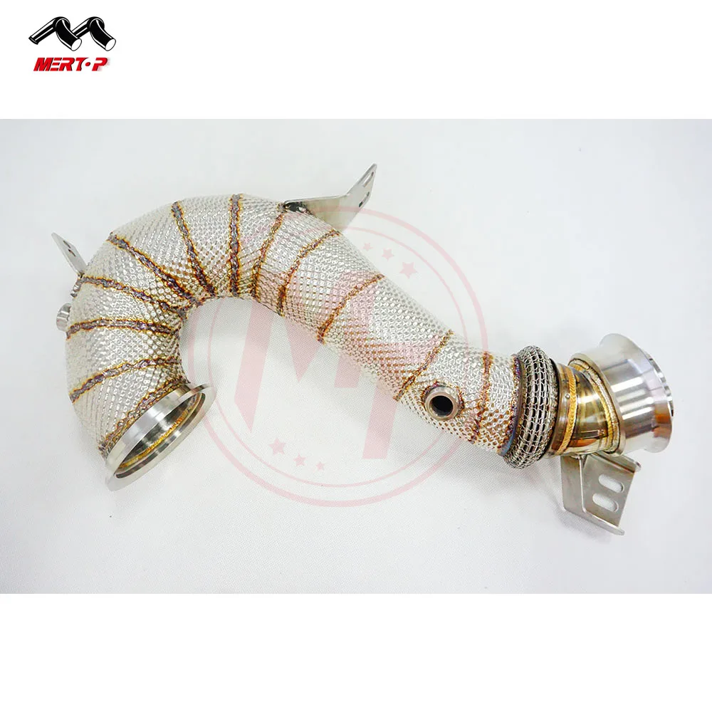 MERTOP RACING AMG cls53 gls53 3 0T безcatless Downpipe с тепловым щитом 2018 +