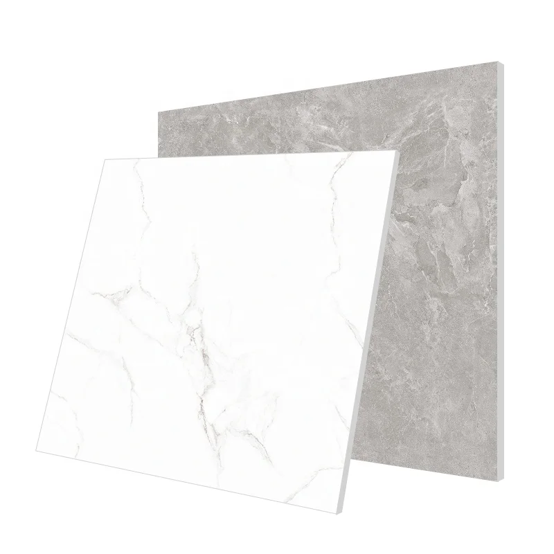 800x800mm Marble Texture Starlight Glazed Porcelain Tile Dry Granule semi polished porcelain tile