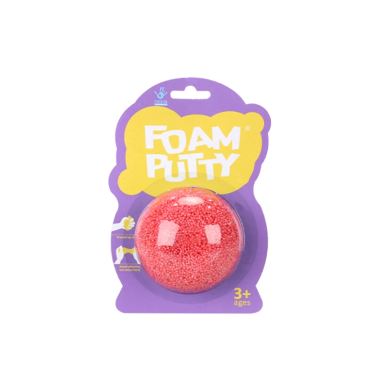 Factory non dry never dry micro slime play foam dough pearl snow putty clay foam beads ball toy for children kids