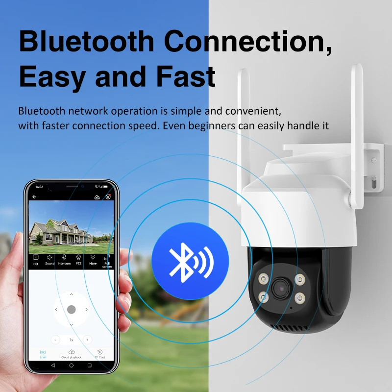 HD Monitoring Outdoor Waterproof Dual Lens Bullet Camera Wireless Camera WiFi HD Security Network Camera