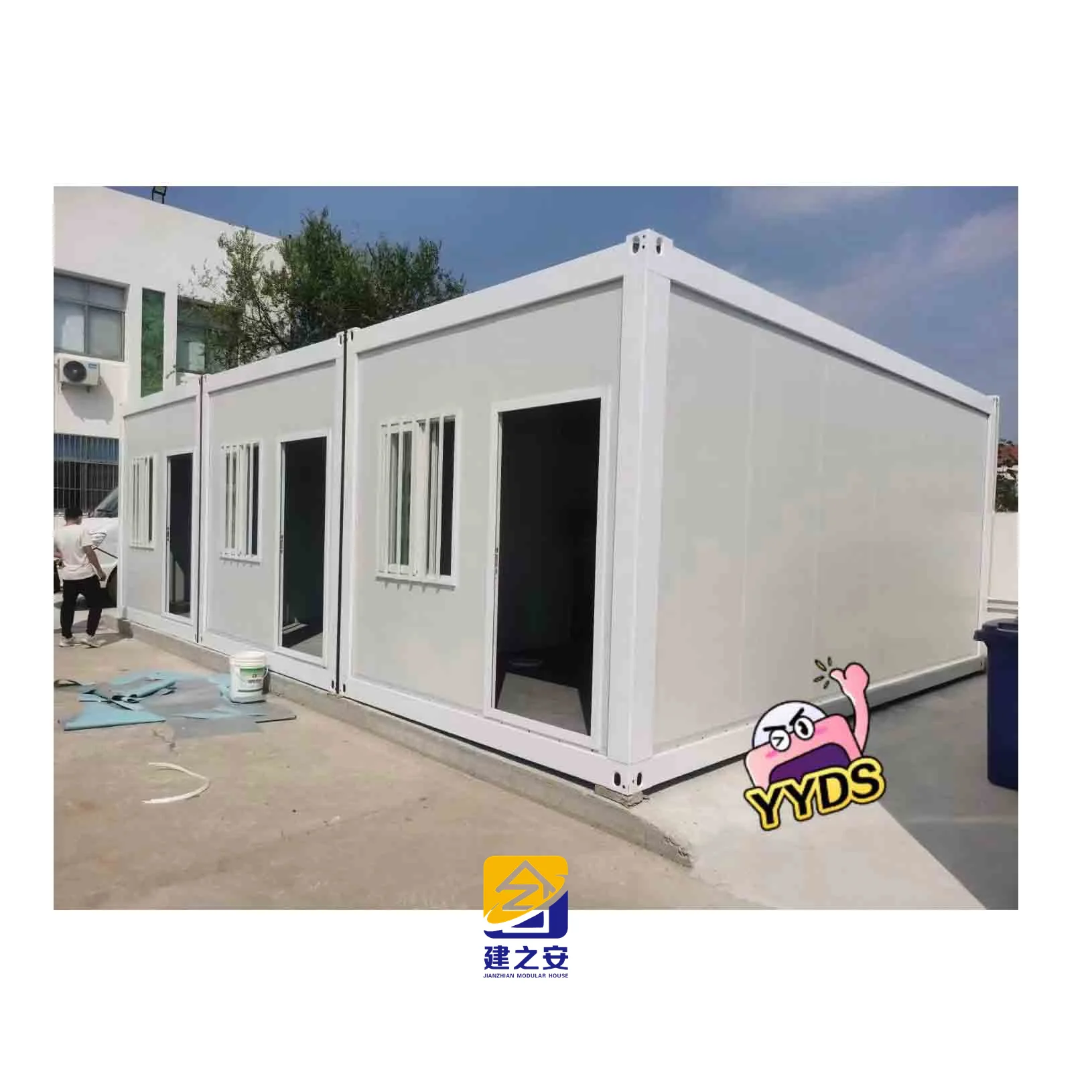Well Designed luxury container home smart house durable insulated prefab house for cold climate hungary ce prefab house