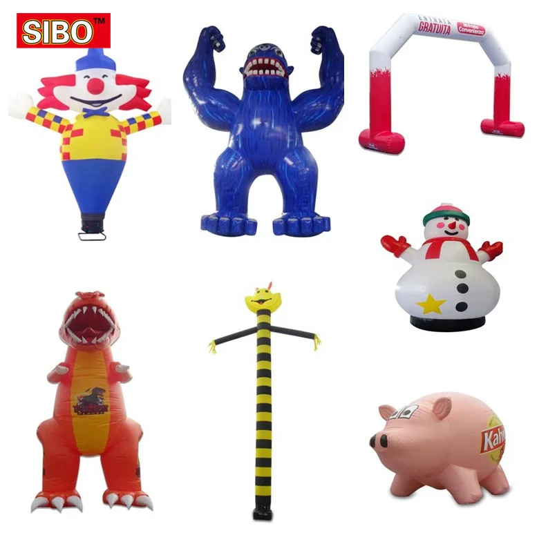 Заводская прямая коммерческая рекламная конструкция, гигантская модель животных, надувной рекламный щит