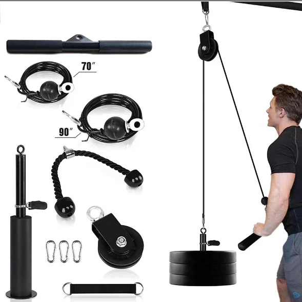 Upgraded Loading Pin for Triceps Pull Down Shoulder Home Gym Equipment Profession System Fitness LAT and Lift Pulley System