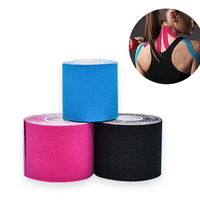 Заводская Спортивная терапевтическая лента для защиты мышц эластичная физиология многоцветная кинезиологическая большого пальца