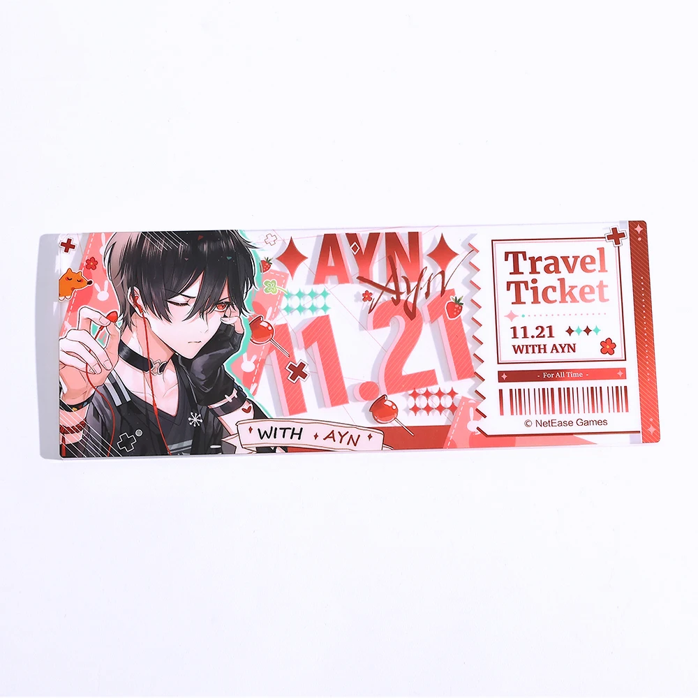 CNAWO Logo Custom Clear Acrylic Standee Wholesale Printing Cartoon Anime Transparent Keychains Standee For Promotional