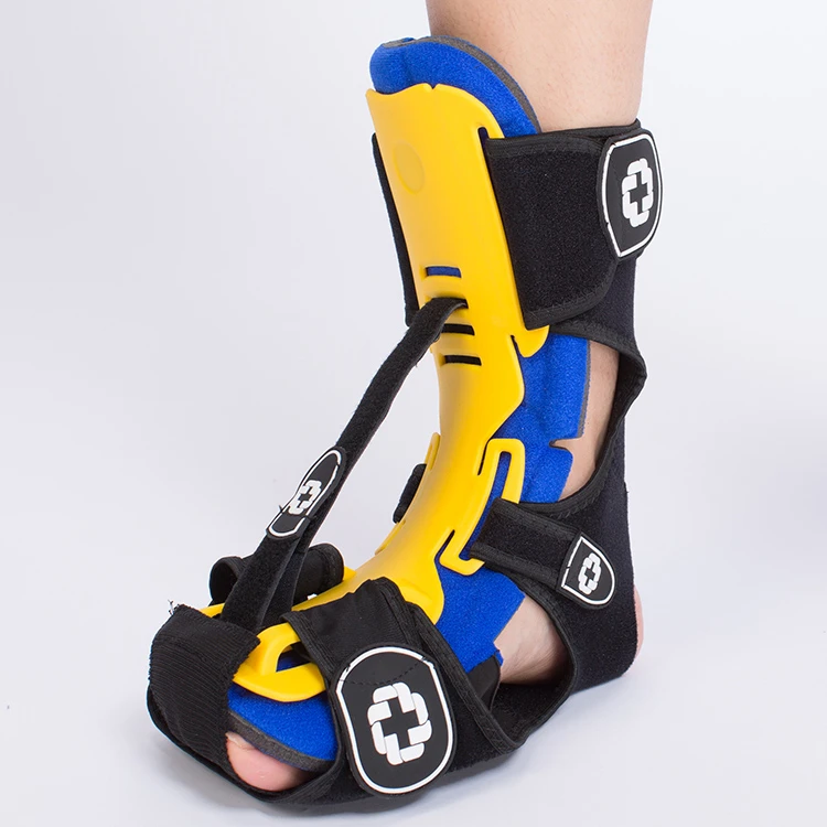 Adjustable Foot Drop Brace Dorsal Anterior Plantar Fasciitis Night Splint for Achilles Tendonitis