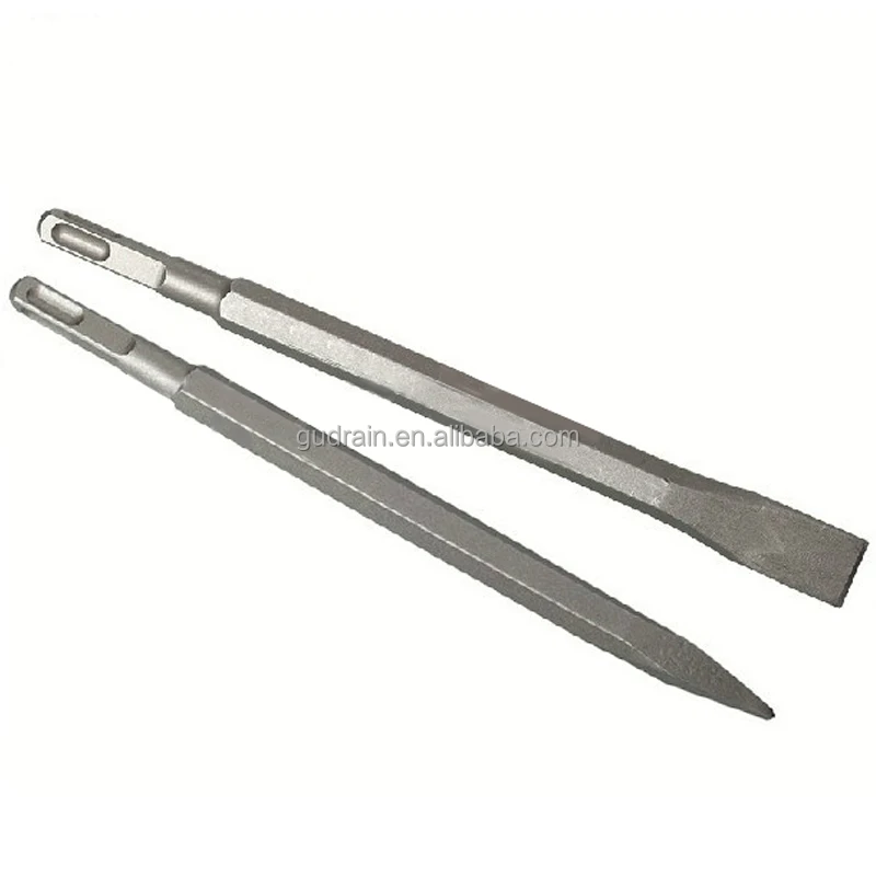 sds plus sds max hex flat and pointed chisel for concrete
