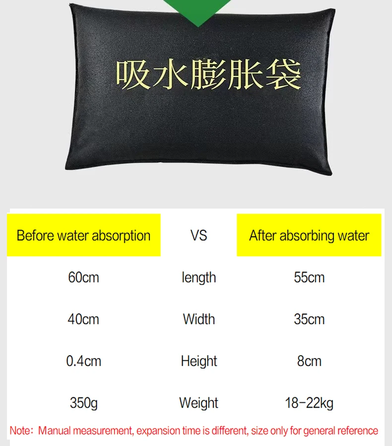 Water absorbing expansion bag Flood controlsandbag Flood control waterproof fire protectionproperty emergency free sand