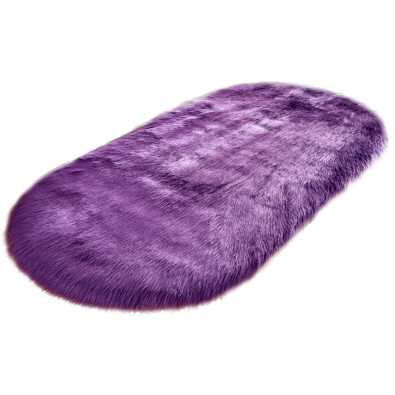 Wholesale Faux Fur Fluffy Carpets for Livingroom Alfombras Tapete Para Piso Floor Carpet Rugs