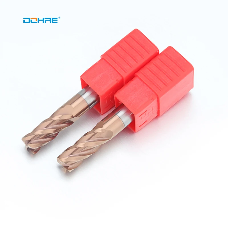 Dohre In stock fast delivery tungsten steel round nose milling cnc cutter