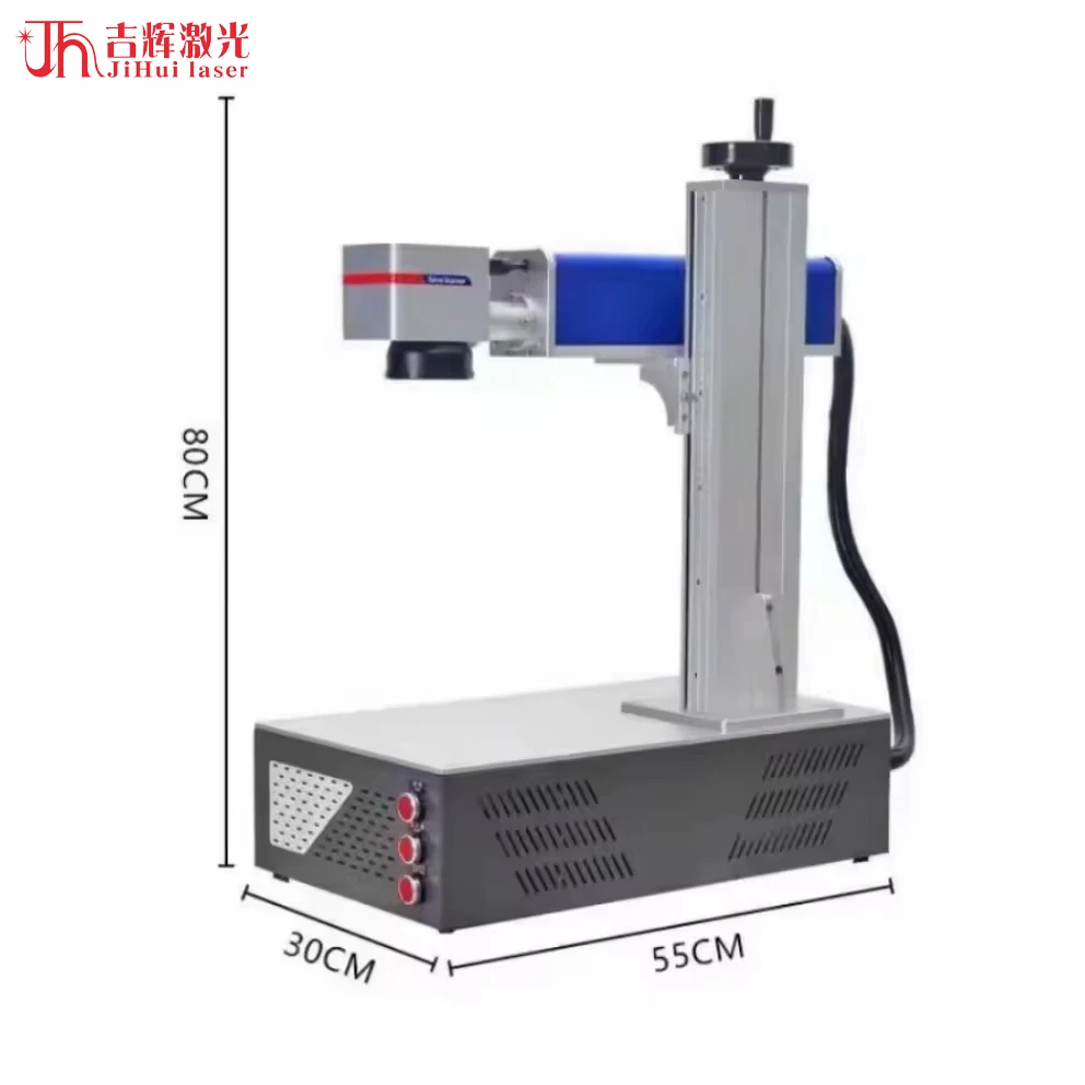 20W 30W mini desktop jewelry fiber laser marking machine for stainless steel metal plastic