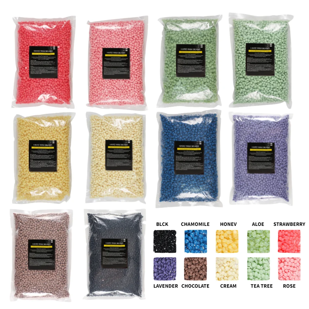 Professional 1000g Painless Depilatory Wax Beads Hot Film Hair Removal Hard Wax Beans