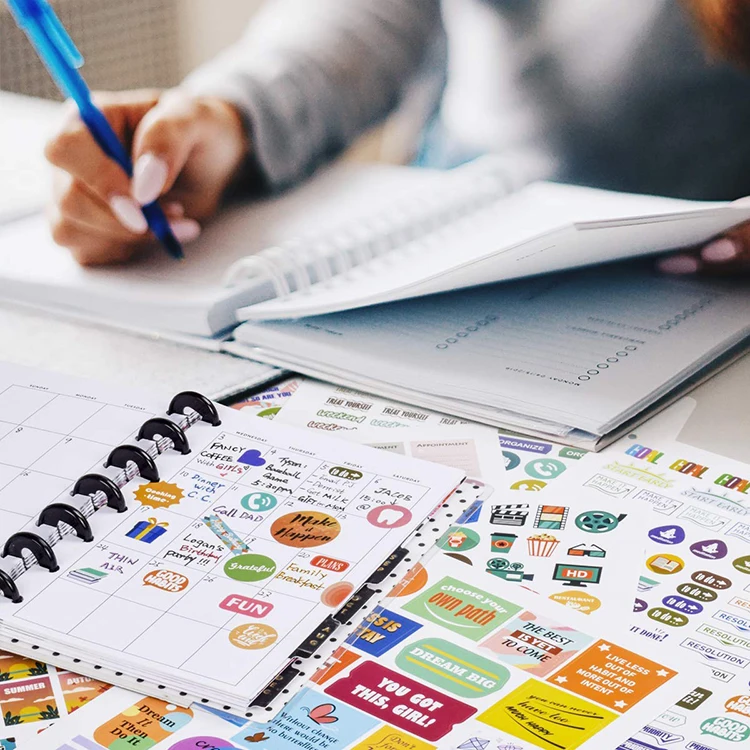 Various theme monthly weekly daily business planner stickers for planner,calendar,bullet journal