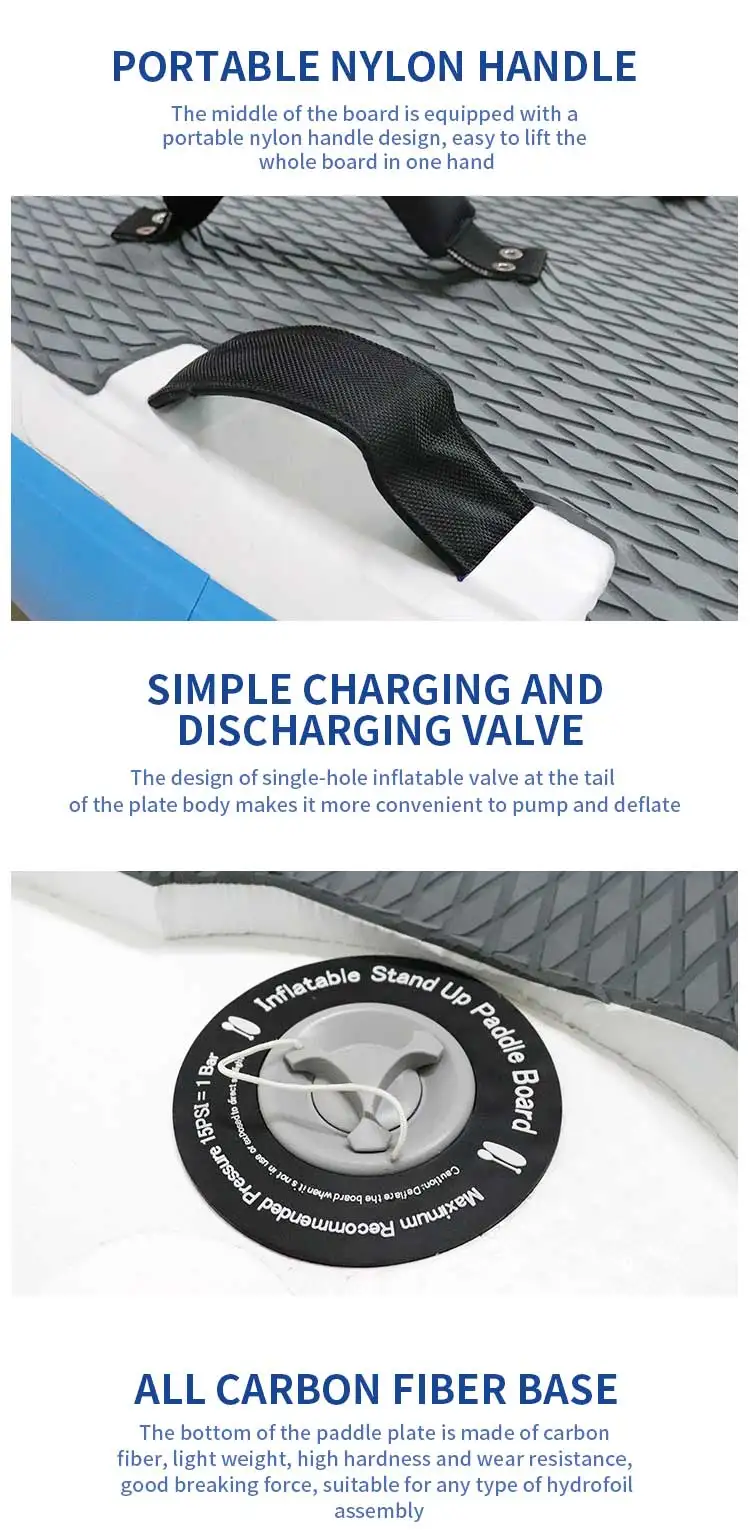 HYSUM-F1  Wholesale Custom hydrofoil wing foil board surfboard carbon hydrofoil  CE hydro foil surf board