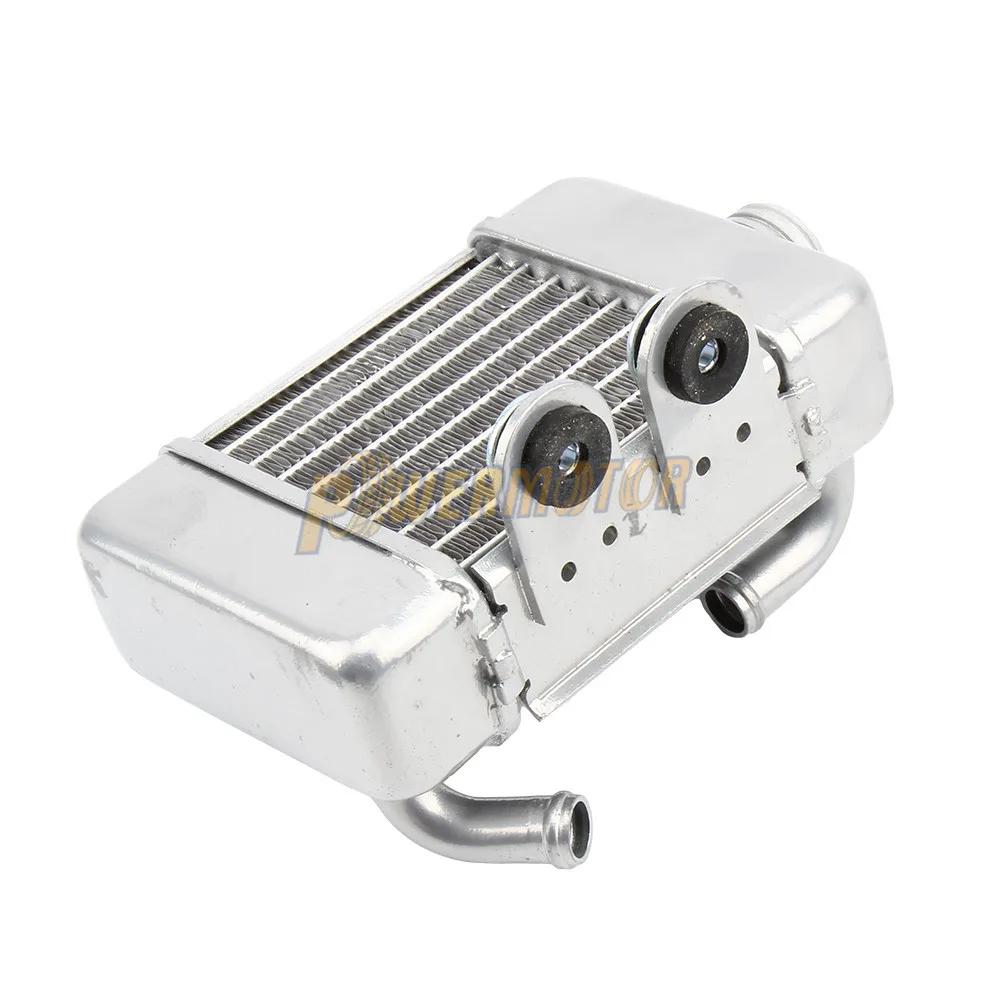 For 50 SX SXS Mini 49cc 50cc Alloy Radiator Kit Water Cooled Mini Cross Dirt Bike Pit Bike Motorcross Motorcycle