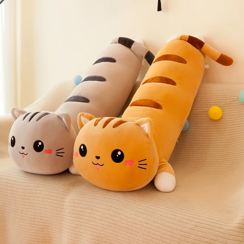 hot sale giant pug teddy lifelike stuffed animal long cat cuddlies sloth doll plush pillow