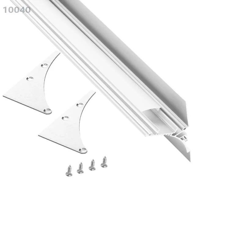 Indoor double eyelid ceiling led aluminum profile housing LED light strip manufacturer edge aluminum profile housing