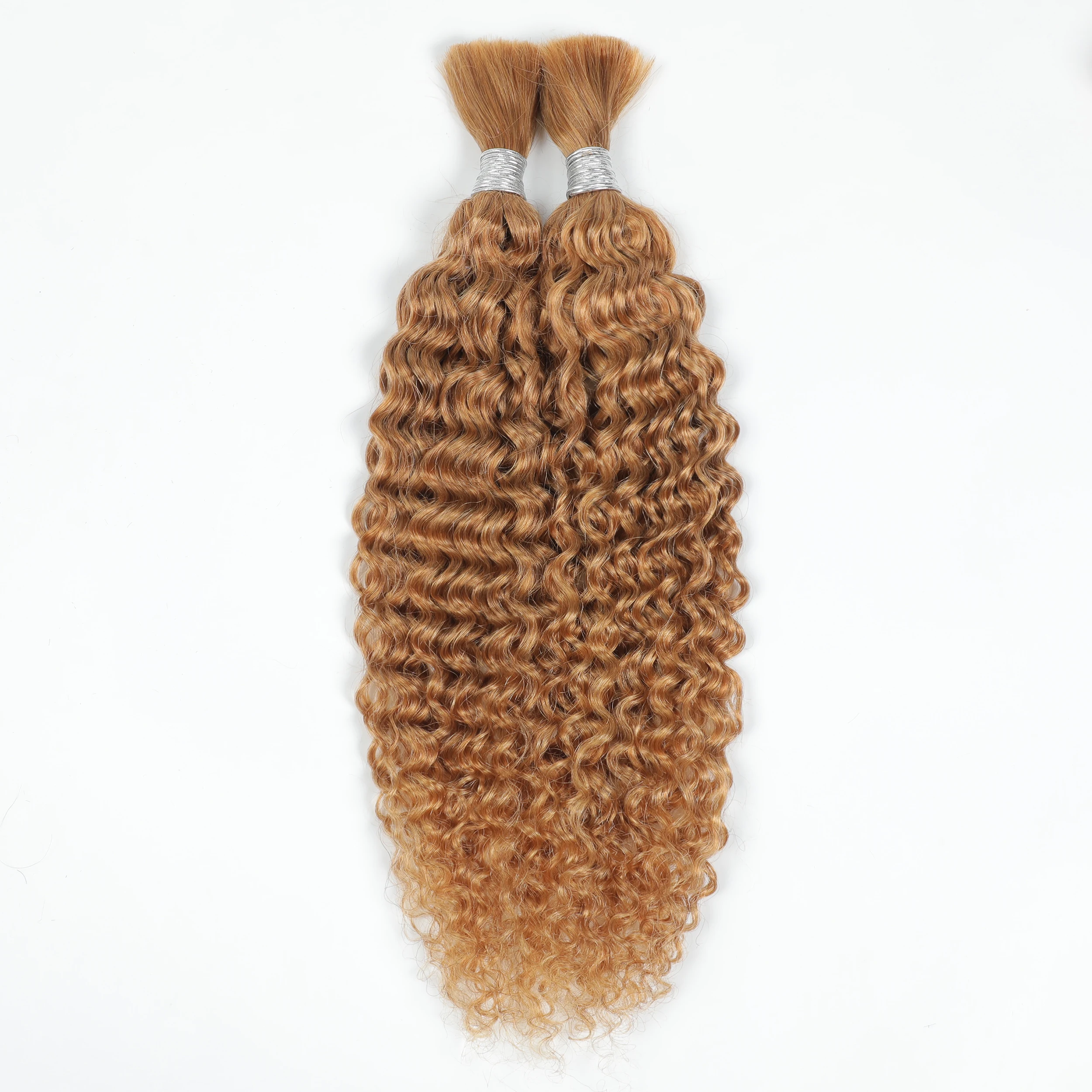 Factory Wholesale 100% Natural Color Hair Hot Selling Products 2024 Bulk Weave Water Wave 50g Human Branding Hair Extension