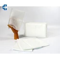 Disposable Non-woven Cleaning Molton Gloves for Hospital