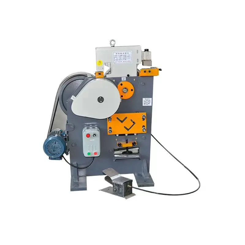 factory supplied high precision steel angle cutting punching and shearing machine for metalworking