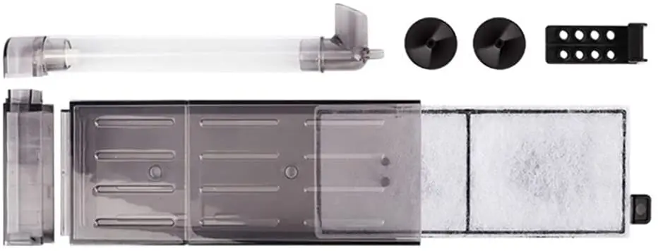 Тихий пластиковый аквариумный фильтр с воздушным приводом 3 экологически чистыми фильтрующими элементами для аквариума