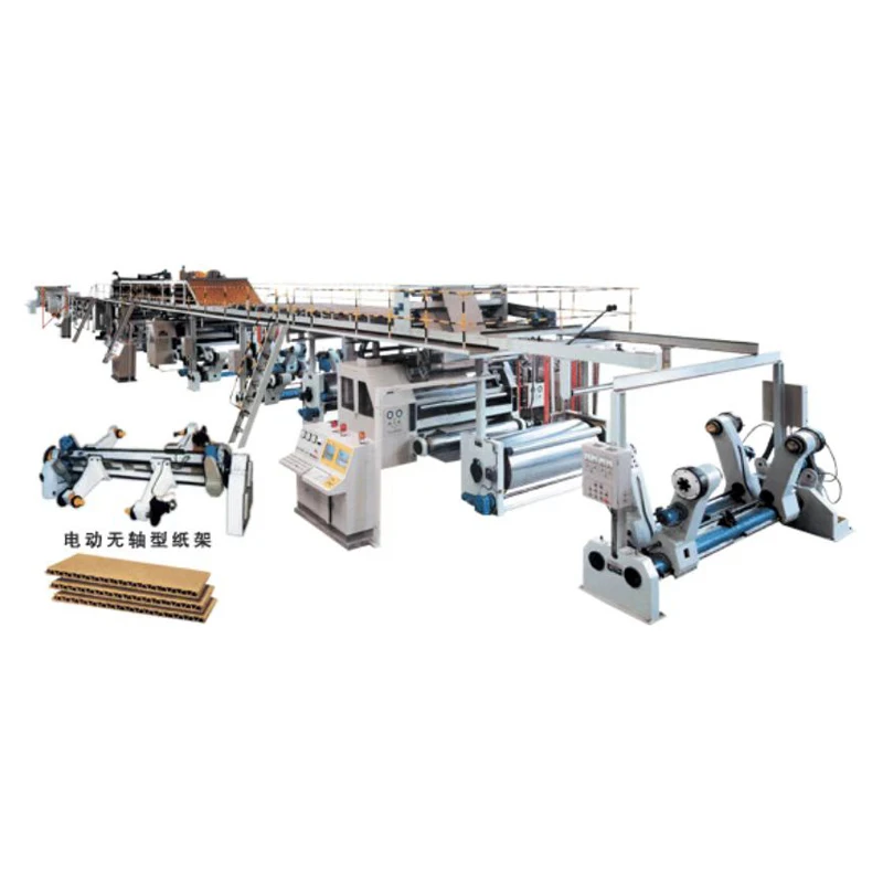 High speed Automatic double wall 3 5 7 layer corrugated cardboard paperboard production line