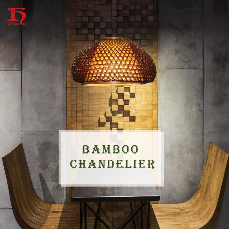
Bamboo Chandelier bamboo pendant lamp house interior lights 