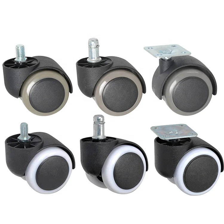 50mm 2 inch Furniture Casters Office Chair PU Castor