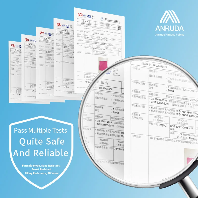 A2096 Wholesale dry fit yoga leggings recycled polyester jersey knitted elastic nylon 4way stretch nulu spandex fabric