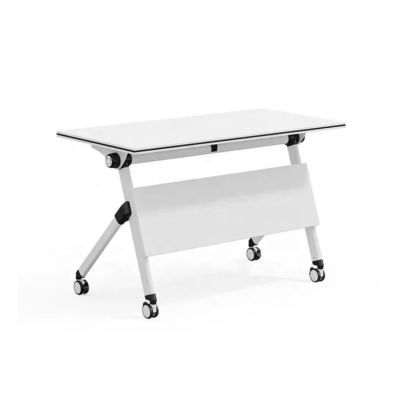 Simple Mobile Reception Table Combination Folding Conference and Training Desk for School Furniture