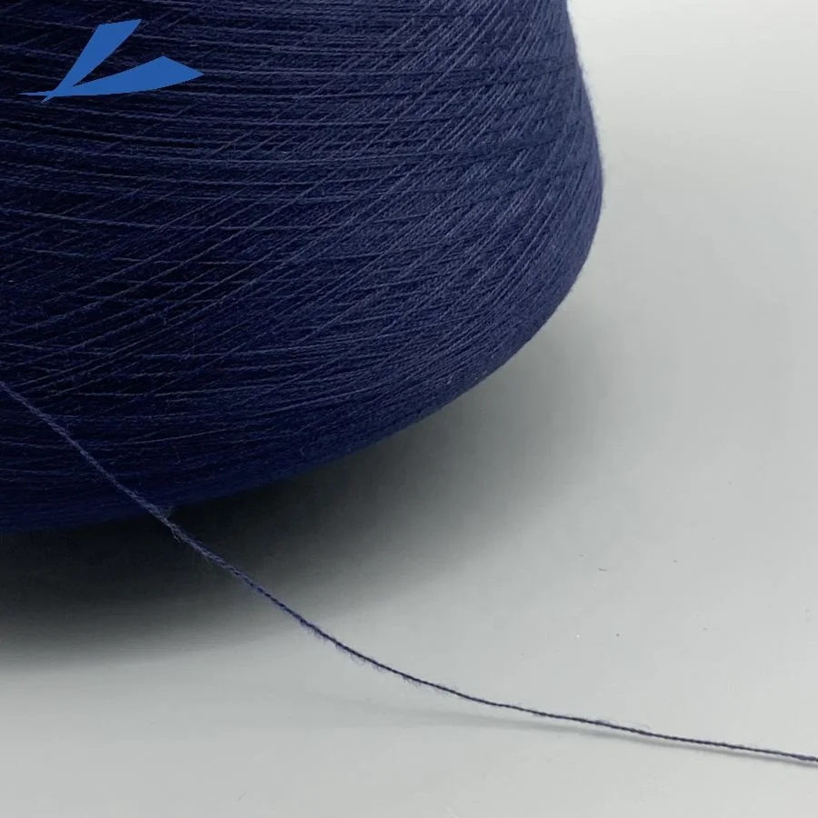 cheap rabbit hair yarn polyester/PBT NM 48/2 NE28/2 dyed woolen yarn sweater yarn for flat knitting