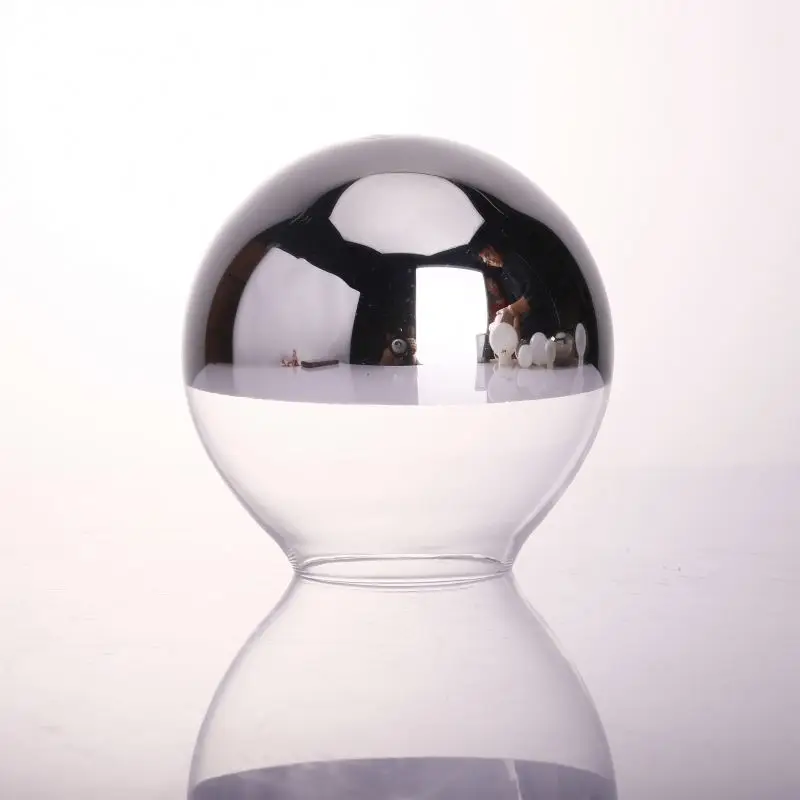 Factory Wholesale Customized Hand Blown Pendant Light Cover Round Replacement Glass Lamp Shades