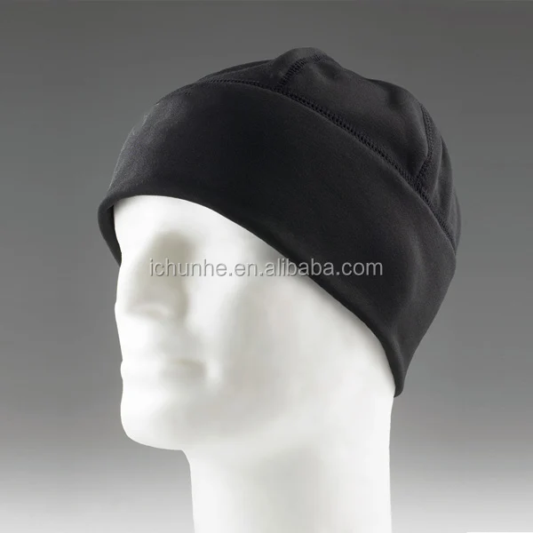 spandex fleece running beanie riding sport winter hat slim fit 4 way stretch elastic prime soft black in stock fast shipping
