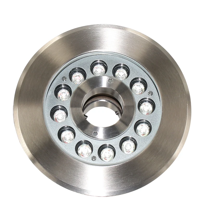 IP68 Waterproof Stainless Steel Multi Color RGB DMX Control pump Underwater Fountain Nozzle Lights