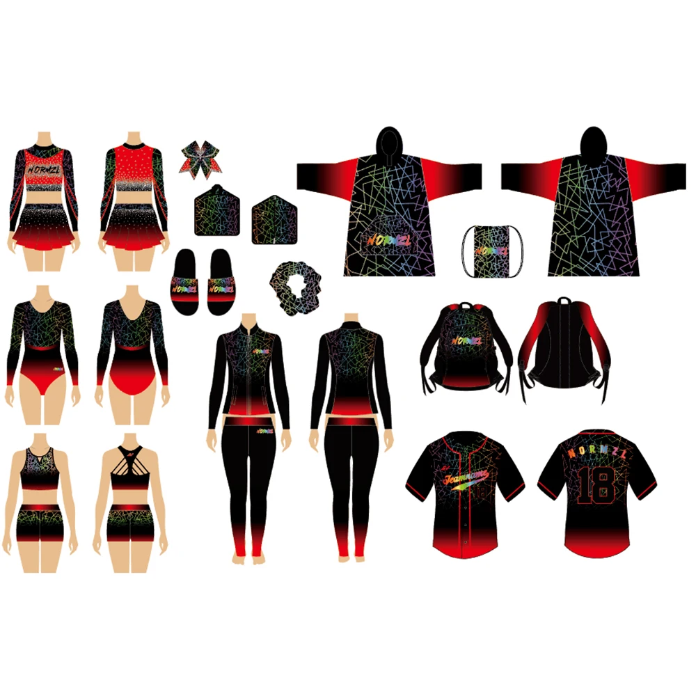 cheerleader backpack cheer practice wear gymnastic leotard youth competition cheerleading dance uniform kids cheer uniforms