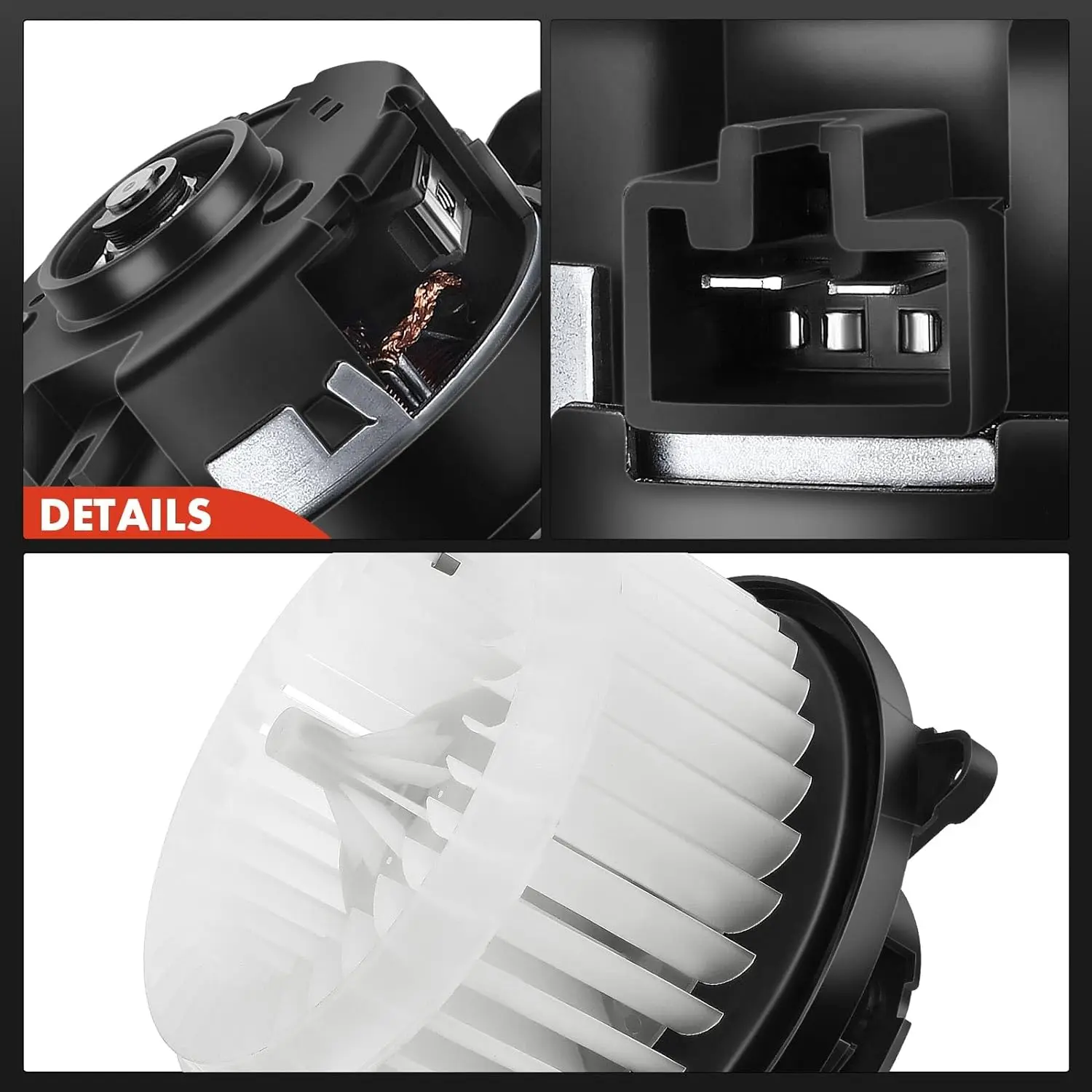 HVAC Heater Blower Motor Assembly Compatible with Toyota Vehicles- Tacoma 2016-2022, 2.7L 3.5L - Front Side, Replace# 8710304050