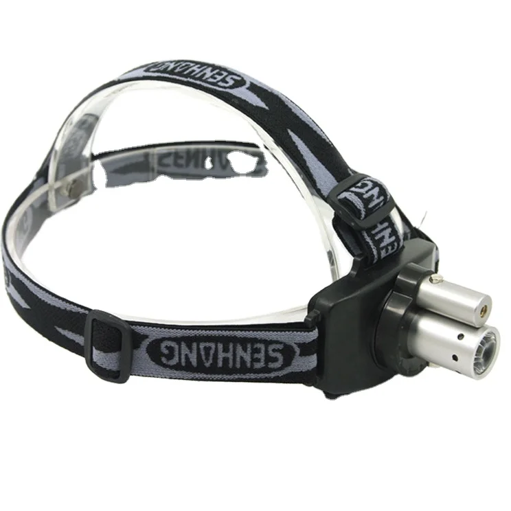 2024 New Arrival Outdoor Camping Fishing Hunting Hiking USB Rechargeable LED Headlamp Headlight With Red Laser Light