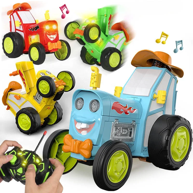 Подарки на день рождения детские игрушки RC Crazy Jumping автомобиль трюк со светодиодной подсветкой Музыка