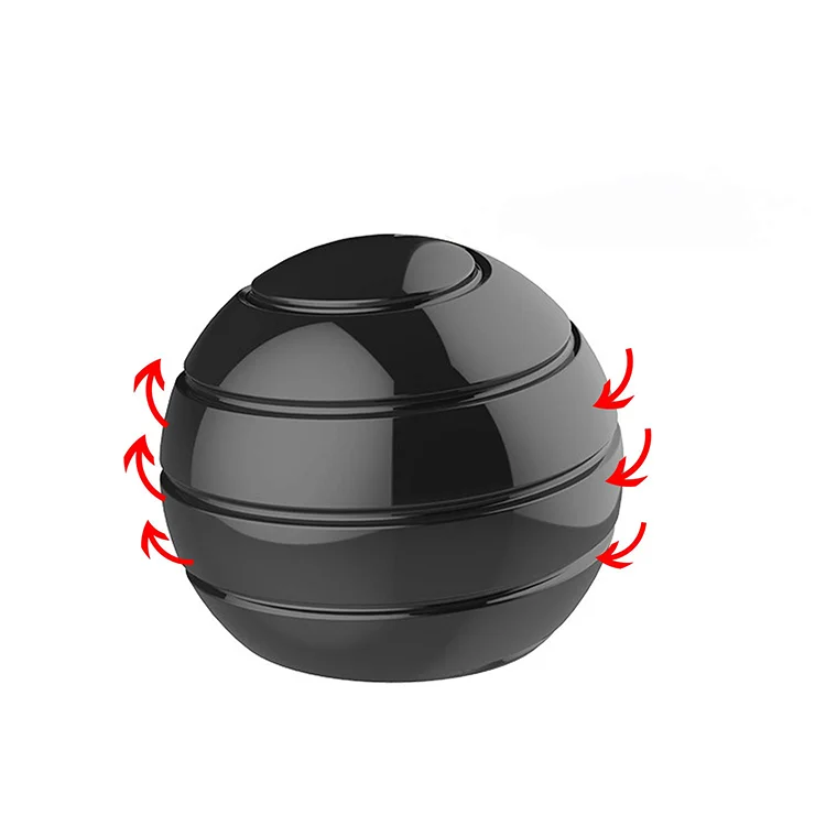 Fingertip Anti Stress Fidget Aluminum Alloy Kinetic Desktop Metal Desk Toy Illusion Fidget Spinner Ball For Kids Adult Gift