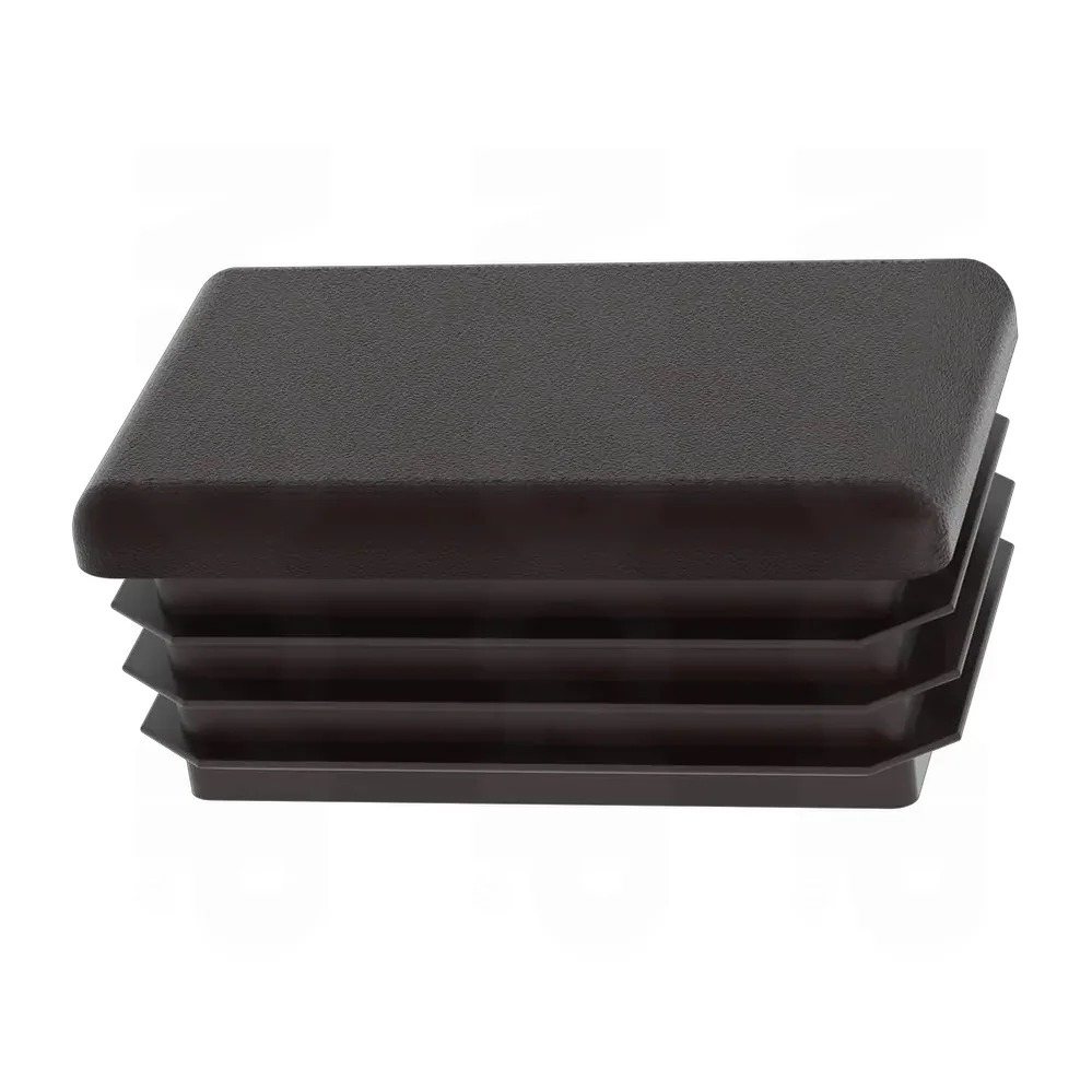 Furniture metal rectangular protective caps