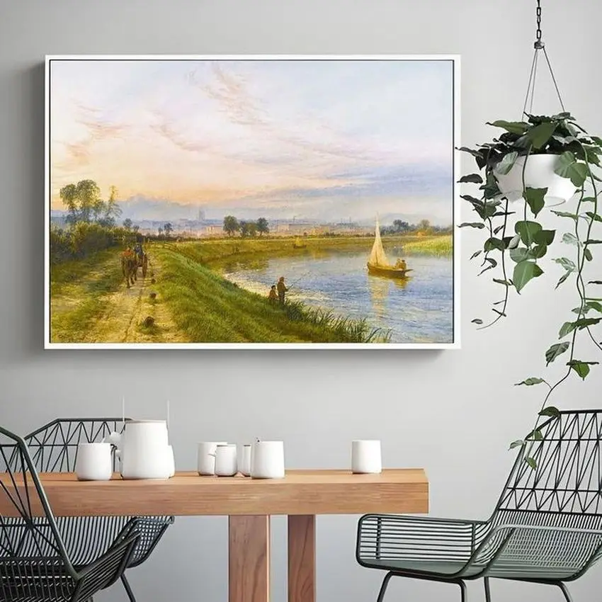 reasonable price landscape painting Wild Landscape Oil Painting Decoration Wall Art Printing Canvas